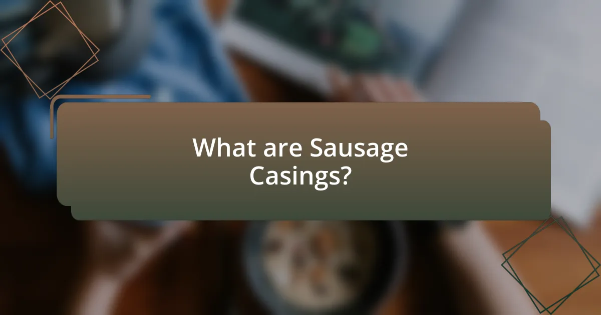 What are Sausage Casings?