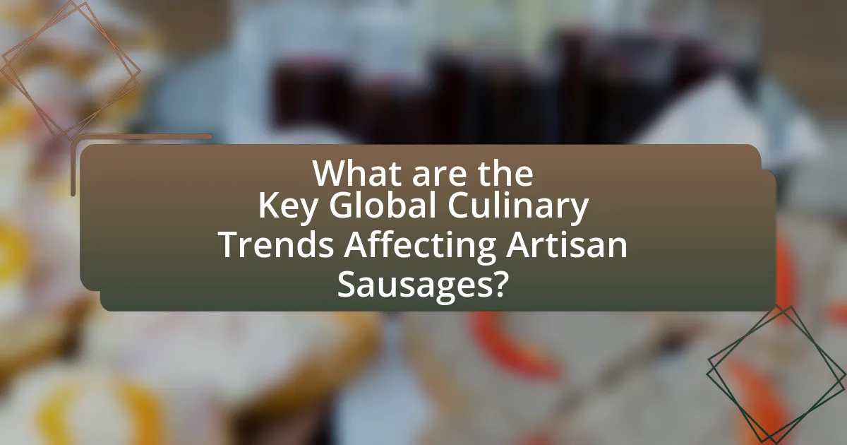 What are the Key Global Culinary Trends Affecting Artisan Sausages?